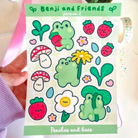 Etiquetas de Vinilo Brillante Impermeables y Coloridas para Impresión Ecológica, Pegatinas para Niños con Logotipo Personalizado, Hojas de Pegatinas Pequeñas con Corte Kiss Cut