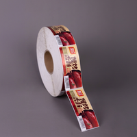Etiquetas adhesivas para envasado de alimentos para pan, galletas, dulces, papel recubierto, rectangulares, de fuerte adherencia, impresión digital