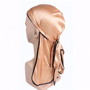 Durag en Soie pour Hommes et Femmes, Durags Soyeux pour Ondulations, Bandeau Longue Queue, Doo Rag, Satin Doux Supérieur, Respirant, Bandana, Bonnet de Nuit - Product Image 4