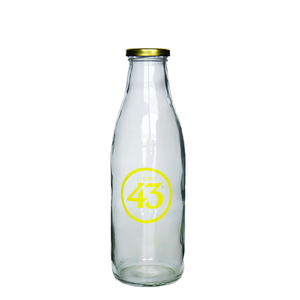 M grosir botol minuman transparan 200ml pir jus susu jus kosong botol kaca disegel makanan botol kaca pengeluaran