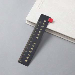 Elegant Metal <b>Bookmark</b> with <b>Leather</b> Tassel Reading Accessory - Product Image 6