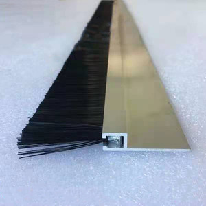 Brosse <span class=keywords><strong>porte</strong></span> balayage PP cheveux alliage d'aluminium balayage joint <span class=keywords><strong>porte</strong></span> coulissante brosse joint facile seuils <span class=keywords><strong>de</strong></span> montage balayage pour remplacement - Product Image 5