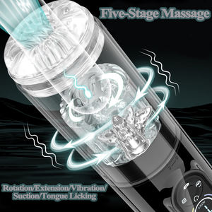 <span class=keywords><strong>2026</strong></span> PRO Modell Herren Automatischer Saugender IPX7 Wasserdichter Sexspielzeug Hochwertiger Männer-Masturbator Vibrierendes Weiches Sexspielzeug für Männer - Product Image 4