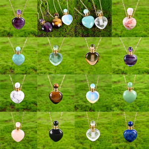 ขวดน้ำหอมคริสตัลรูปหัวใจคุณภาพสูงแบบกำหนดเองสำหรับตกแต่ง - Product Image 1