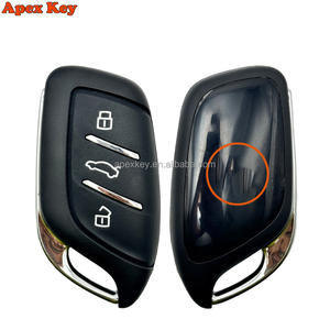 Carcasa de Llave de Coche Negra de 3 Botones para MG MG4 MG5 MG6 ZS EV HS EHS ZX GT para Roewe RX3 RX8 ERX5 RX5 I6 I5 - Product Image 1