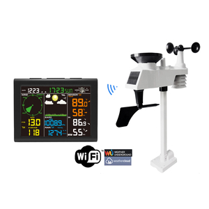 Ft0835 Wifi Trạm thời tiết hiển thị màu không dây trong nhà ngoài trời Nhiệt kế ẩm kế đo mưa máy đo gió sử dụng Vườn Nhà - Product Image 1
