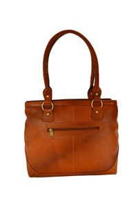 กระเป๋าหนังแท้สีน้ำตาลเข้มกระเป๋าหนังนักล่าสำหรับผู้หญิงกระเป๋าถือเดินทางกระเป๋าแฟชั่นความจุขนาดใหญ่ - Product Image 4