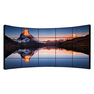 Seamless 55 inch 3x3 High definition processor controller advertising screen 4K display LCD video wall