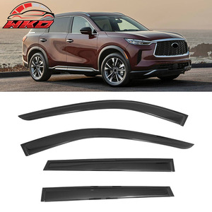 เหมาะสำหรับอินฟินิตี้ QX60 22-26 ชุดบังแดดหน้าต่าง 4 ชิ้น อะคริลิคสีรมควัน กันฝน กันแดด กันลม - Product Image 1