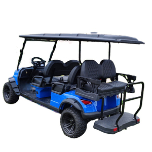 Carrito de golf de gas <span class=keywords><strong>todoterreno</strong></span> legal de 6 asientos, carrito de golf con pantalla táctil grande - Product Image 5