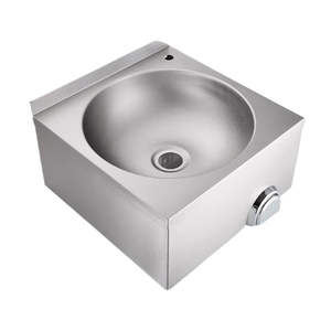 ท่อน้ำทิ้งอ่างล้างจานแบบติดผนัง ใช้ระบบกดด้วยเข่า ทำจากสแตนเลส - Product Image 6