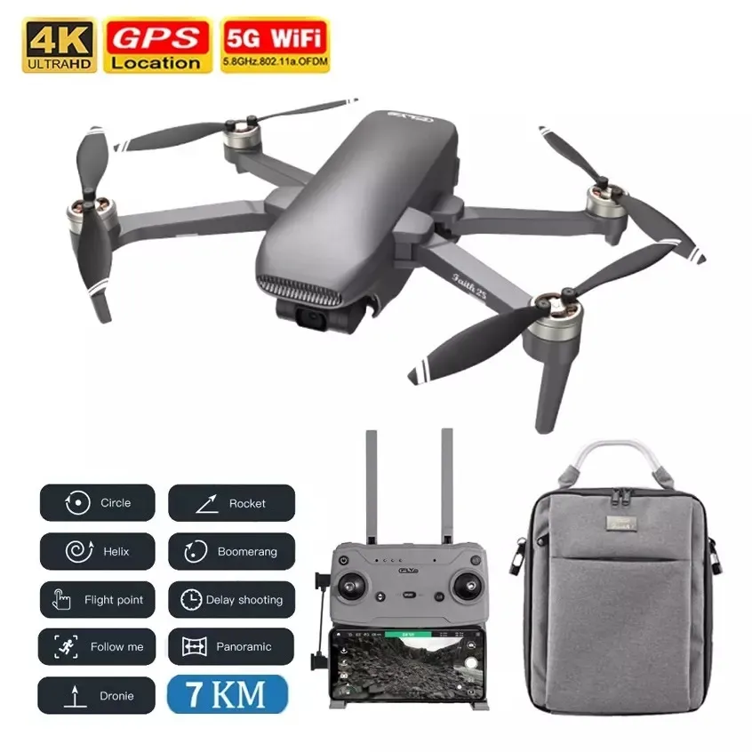 New product 2022 dron cfly faith 2s GPS 4K HD Camera FPV 3-Axis Gimbal 5G WiFi Brushless Foldable Quadcopter 7KM christmas gift