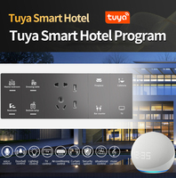 Interruptor Inteligente para el Hogar TUOAN, Interruptor de Pared Táctil Wifi con Control Remoto Alexa, Compatible con la Aplicación Smart Life Tuya, Alexa y Google Home
