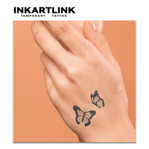 ขายส่งลายสัก<span class=keywords><strong>ผีเสื้อ</strong></span>สุดหรู ติดทนนาน 15 วัน กันน้ำ ผลิตจากน้ำผลไม้ธรรมชาติ สำหรับตกแต่งร่างกายบริเวณข้อมือ จำหน่ายจำนวนมาก - Product Image 2