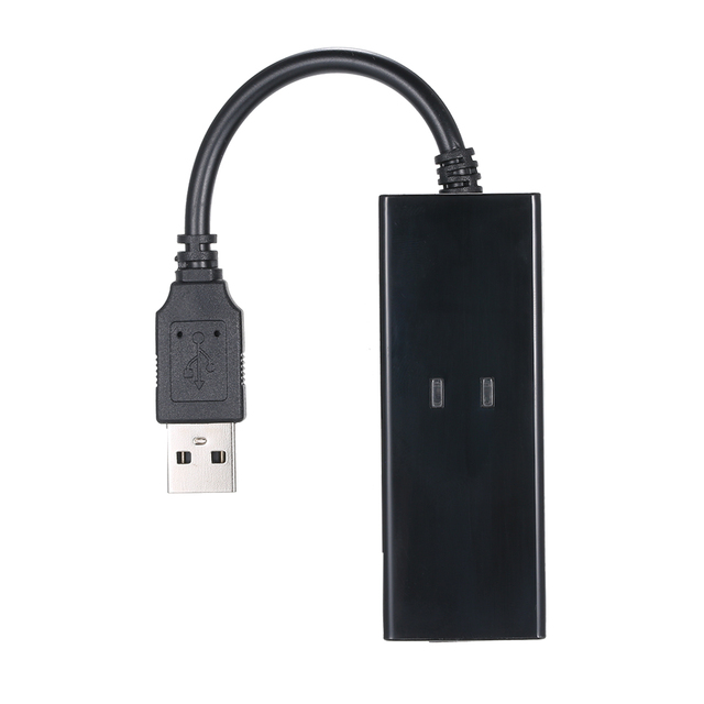 USB 56K External Dial Up Voice Fax Data Modem Fit for Win7 Win8 Win10 XP Supports V.92 protocols and Features 56K Download Speed