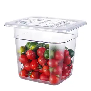 Clear Acrylic Seasoning Box-Condiment Serving Container with Retractable Rack for Sauces, Seasonings, Fruits, Jams