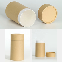Boîte d'expédition de cylindre biodégradable Tube de papier de carton de Kraft de graine de plante emballage de Tube de carton d'emballage de papier de graine