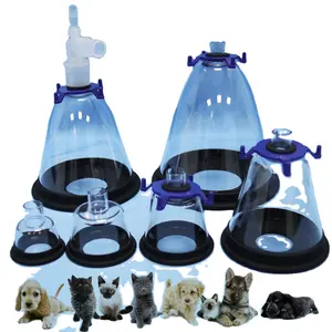 Anesthesie Veterinair Masker Dier Anesthesie Machine Masker Pvc Anesthesie Masker Voor Hond Kat