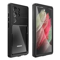 Étui de protection antichoc et étanche en TPU+PC de luxe pour S23/S23 Ultra avec protection d'appareil photo - Protection Mars