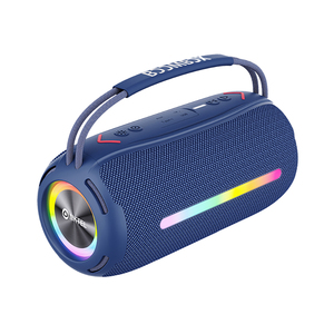 2025 Venta caliente Booms 360 de alta potencia al aire libre Partybox Subwoofer RGB inalámbrico BT5.1 USB AUX altavoz inteligente batería sonido - Product Image 5