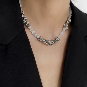 Collar de Acero Inoxidable con Piedras de Cristal Estilo Hip Hop, Diseño Exclusivo, Gargantilla Corta para Mujer, Joyería de Moda - Product Image 2
