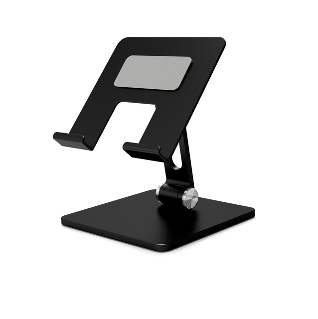 CRF Aluminium Alloy Tablet & Desktop Stand Durable Carbon Steel Metal Lifting Stand Foldable Aluminium Material