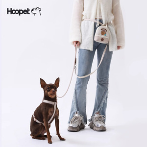 Hoopet Dog Harness Chest Back Set Adjustable Small Breed <b>Pet</b> <b>Leash</b> With Bag For Walking - Product Image 1