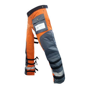 थोक स्टरडीकवच चेनसॉ पैंट फोरेस्टर एप्रोन शैली नारंगी सुरक्षा पैर चेप्स - Product Image 3