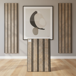 Panel de Pared de PVC Moderno, Impermeable e Ignífugo, Diseño Acanalado para Decoración de Interiores del Hogar con Diseño Gráfico, 2900 mm - Product Image 1