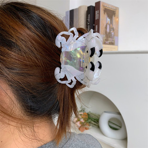 Pince à cheveux en acétate de crabe poilu de la série Ocean 9.5cm Accessoires de cheveux articulés pour femmes - Product Image 2
