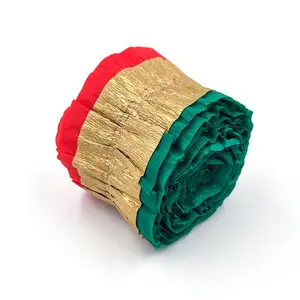 Colorful Crepe Paper Roll Streamer Set Latte Art New Year Wedding Party Christmas Decorations