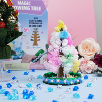 Kit d'activités créatives pour enfants 10 en 1 entièrement personnalisable, avec arbre magique en croissance et crème de simulation