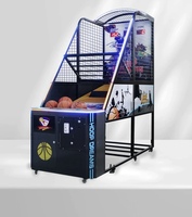 Machine de basket-ball à pièces Machine d'amusement Arcade Sports Machine de jeu en métal pour Game Center