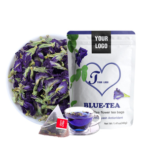 Té de Flor de Clitoria Ternatea Orgánico de Alta Calidad, Natural, de Marca Privada OEM, Bolsitas de Té de Flor de Clitoria Ternatea - Product Image 1