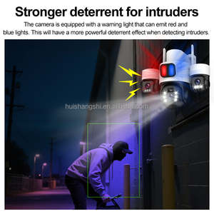 Cámara Inteligente Shuzhi WiFi para Exteriores, Visión Nocturna a Todo Color, CCTV, Sistema de Seguridad para el Hogar con Cámara <span class=keywords><strong>IP</strong></span> de Audio Bidireccional - Product Image 4