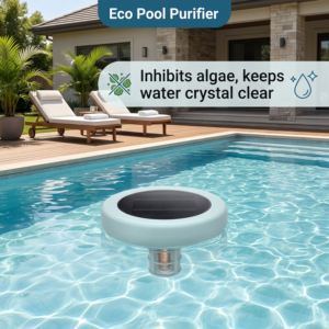 Ioniseur solaire pour <span class=keywords><strong>piscine</strong></span> à haute efficacité, technologie Eco Clean, électrodes en cuivre, nettoyeur, accessoires pour <span class=keywords><strong>piscine</strong></span>, pour la désinfection quotidienne de la <span class=keywords><strong>piscine</strong></span> - Product Image 3