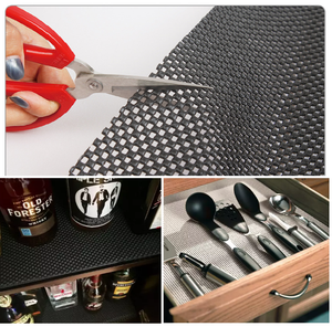 Vente en gros de <span class=keywords><strong>tapis</strong></span> antidérapants en silicone, <span class=keywords><strong>sous</strong></span>-<span class=keywords><strong>tapis</strong></span> antidérapant en maille, pour tiroir, couteau, doublure d'étagère - Product Image 4