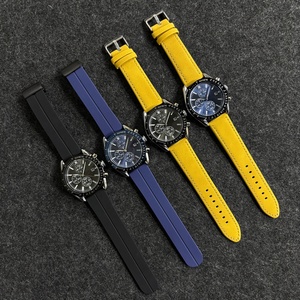 Men's Top Brand Watch Alloy Stainless Steel Luxury Business Sports Timing Watch Quartz Watch Men's Clock Silicone Watch - Product Image 6