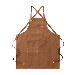 <span class=keywords><strong>Delantal</strong></span> <span class=keywords><strong>de</strong></span> cafetería con logotipo personalizado, con tirantes cruzados, para <span class=keywords><strong>cocina</strong></span>, hogar, catering, con impresión <span class=keywords><strong>de</strong></span> logotipo especial personalizado, ropa <span class=keywords><strong>de</strong></span> trabajo para mujer - Product Image 5