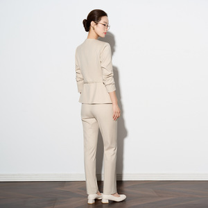 Women's Professional Business Suit Set Full Sleeve Autumn Office Lady Anti-Wrinkle Polyester Worsted - Product Image 4