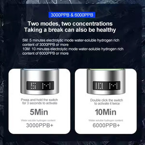 เครื่องผลิตน้ำด่างแบบพกพา ชาร์จซ้ำได้ 5000-6000ppb  วัสดุสแตนเลส  พร้อมพอร์ต USB สำหรับใช้ในรถยนต์และกลางแจ้ง รุ่น YZ-M01 - Product Image 4