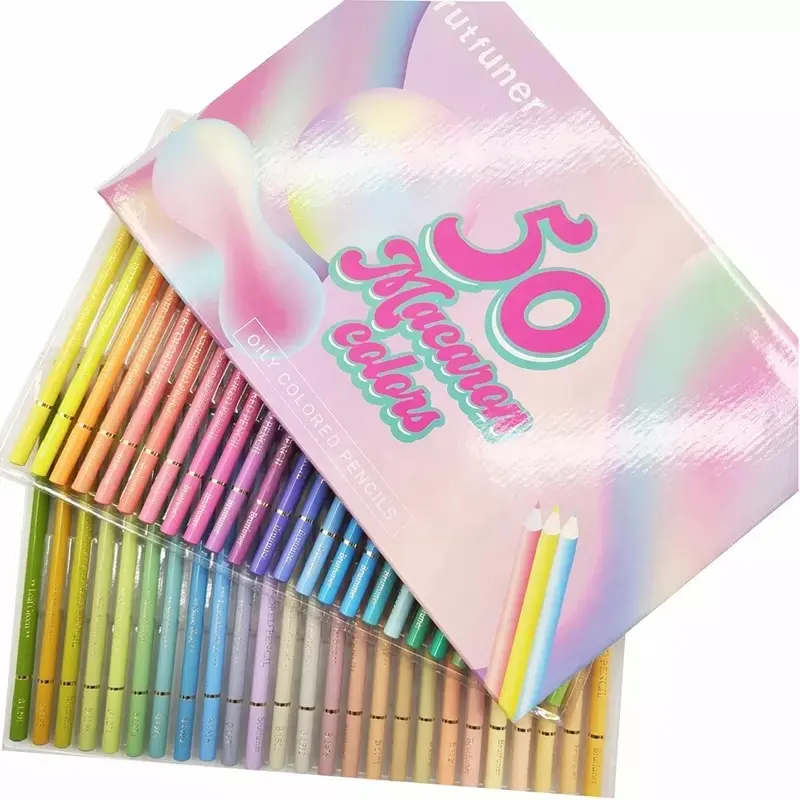 50 Chiếc Macaron Color Professional Bút Chì Màu Dầu Để Phác Thảo Và Vẽ Đồ Dùng Nghệ Thuật