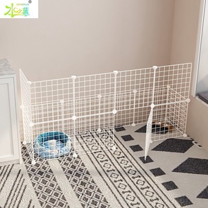 Clôture pour animaux de compagnie Shui Zhi Lan, rectangulaire, facile à assembler, cage pour chat et chien d'intérieur, pliable, petite et moyenne taille - Product Image 3