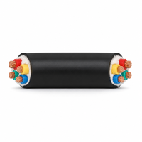 Câble YVF robuste 4 conducteurs 0,6/1 kV, excellente résistance à l'huile pour les applications de palans et de machines industrielles mobiles 4*120