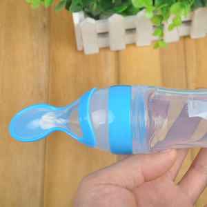 Botella de alimentación de silicona <span class=keywords><strong>para</strong></span> niños y recién nacidos, alimentador con cuchara <span class=keywords><strong>para</strong></span> alimentos y cereales, oferta - Product Image 5