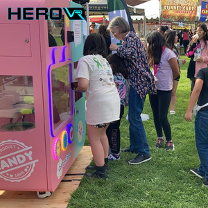 HEROVR Distributeur de <span class=keywords><strong>Barbe</strong></span> <span class=keywords><strong>à</strong></span> <span class=keywords><strong>Papa</strong></span> Multi-Points d'Accès en Acier Inoxydable avec Écran Tactile et SDK Intégré, Idéal pour les Parcs d'Attractions et les Investissements - Product Image 5