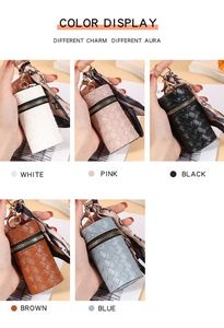 Nouvelle Pochette Ronde pour Rouge à Lèvres Femme, Style Rétro Mignon, Porte-Monnaie Étudiant Portable, Sac de Rangement pour Écouteurs et Clés - Product Image 2
