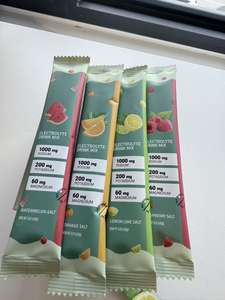 Electrolitos en Polvo Instantáneo, Suplemento Rápido de Electrolitos como Sodio y Potasio Necesarios para el Cuerpo Humano, Sin Azúcar, 20 Sobres - Product Image 5