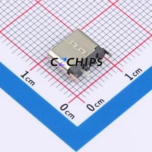 TYPE-C 2P LCH6.8 108 USB Connector Through hole Component (THT) Connector Type-C Female Through Hole 2P - Product Image 2