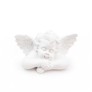 Résine ailes blanches chérubin bébé gardien buste artisanat décoration ange <span class=keywords><strong>figurine</strong></span> - Product Image 1